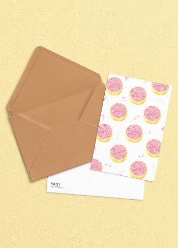 Fritsy Postkaart Beschuit Met Muisjes Roze 4 Fritsy Postkaart Beschuit Met Muisjes Roze - Afbeelding 2