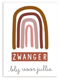 Pepermints Wenskaart Zwanger Blij Voor Jullie