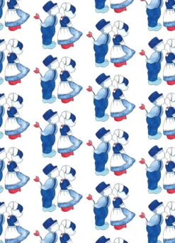 Fritsy Postkaart Delfts Blauw