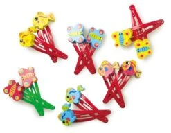 Small Foot Haarspeld Dieren Set 6-stuks Hout