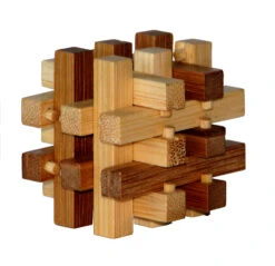 Eureka 3D Bamboo Puzzle Slide