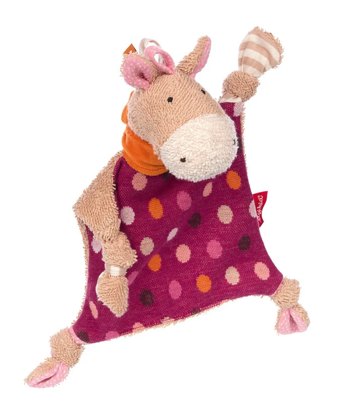 Sigikid Knuffeldoek Pony Hoppe Dot 3 Sigikid Knuffeldoek Pony Hoppe Dot