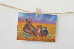 Lotte Drouen Ansichtkaart Tulpenvelden