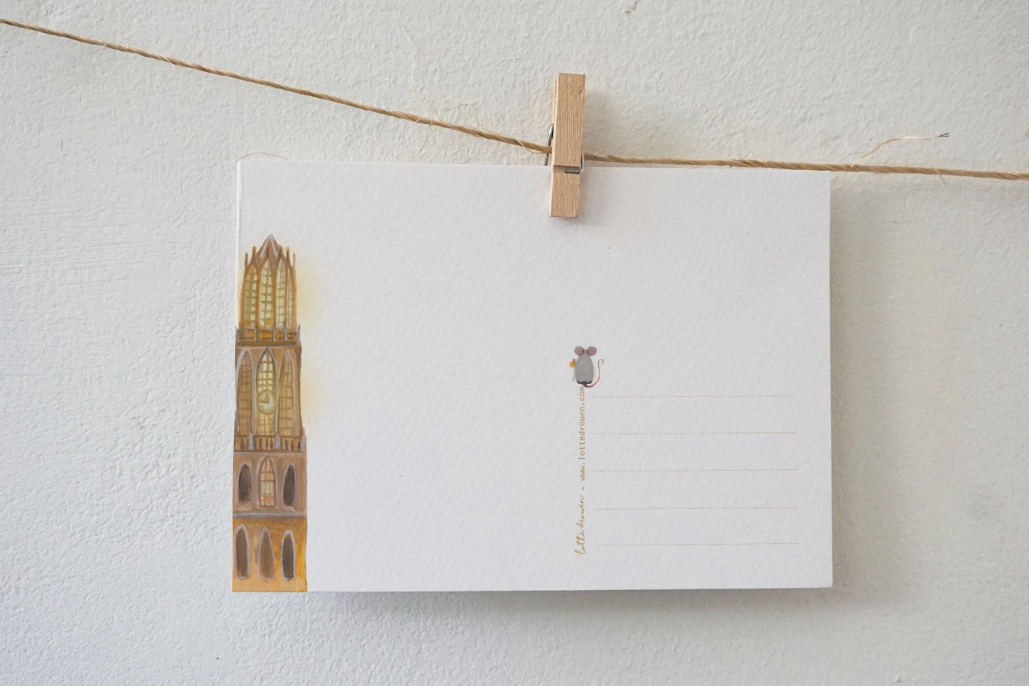 Lotte Drouen Ansichtkaart Halloween In Utrecht 4 Lotte Drouen Ansichtkaart Halloween In Utrecht - Afbeelding 2