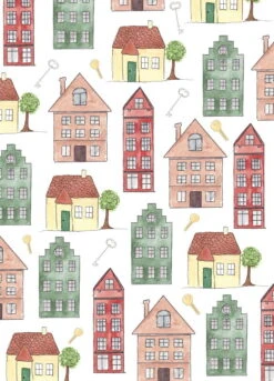 Fritsy Postkaart Huizen