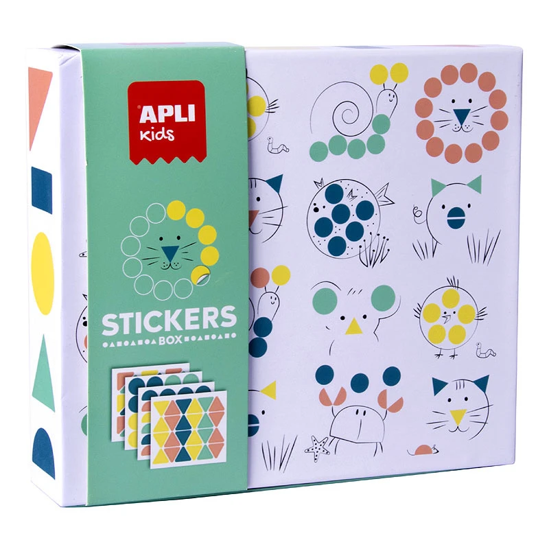 APLI Stickerkaarten Dieren 8 Stuks 3 APLI Stickerkaarten Dieren 8 Stuks