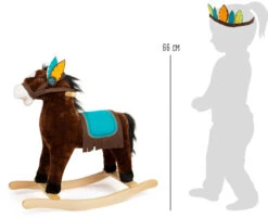 Small Foot Hobbelpaard Indian Rocking Horse -Speelgoeds Korting Winkel image 44