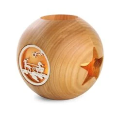 Waldfabrik Sfeerlicht Met Waxinelichthouder Kerstman Arrenslede