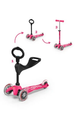Micro Step Mini Micro Step 3in1 Deluxe Roze 10 Micro Step Mini Micro Step 3in1 Deluxe Roze -Speelgoeds Korting Winkel image 507