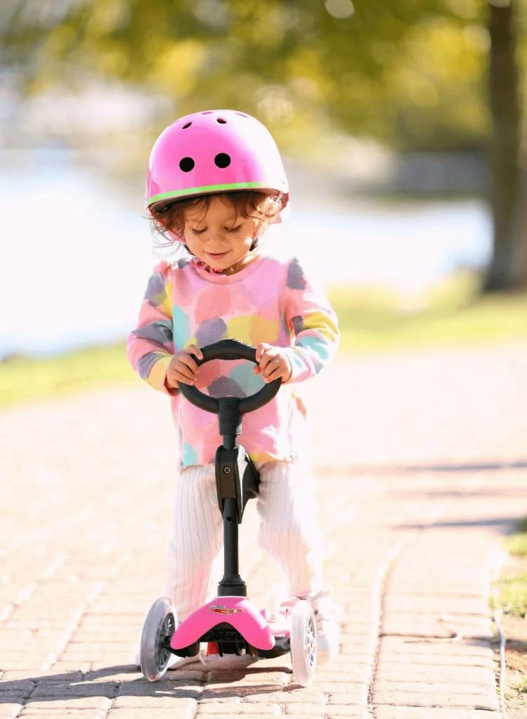 Micro Step Mini Micro Step 3in1 Deluxe Roze 5 Micro Step Mini Micro Step 3in1 Deluxe Roze - Afbeelding 3