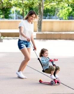 Micro Step Mini Micro Step 3in1 Deluxe Robijnroze -Speelgoeds Korting Winkel image 704