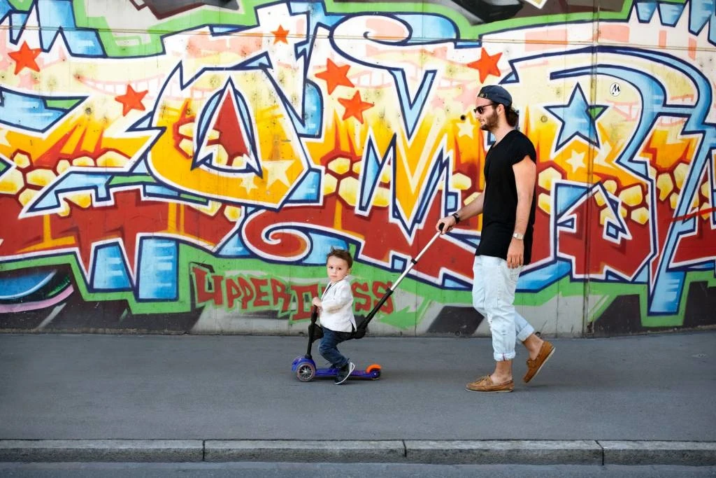 Micro Step Duwstang Voor Mini Micro 3in1 5 Micro Step Duwstang Voor Mini Micro 3in1 - Afbeelding 3