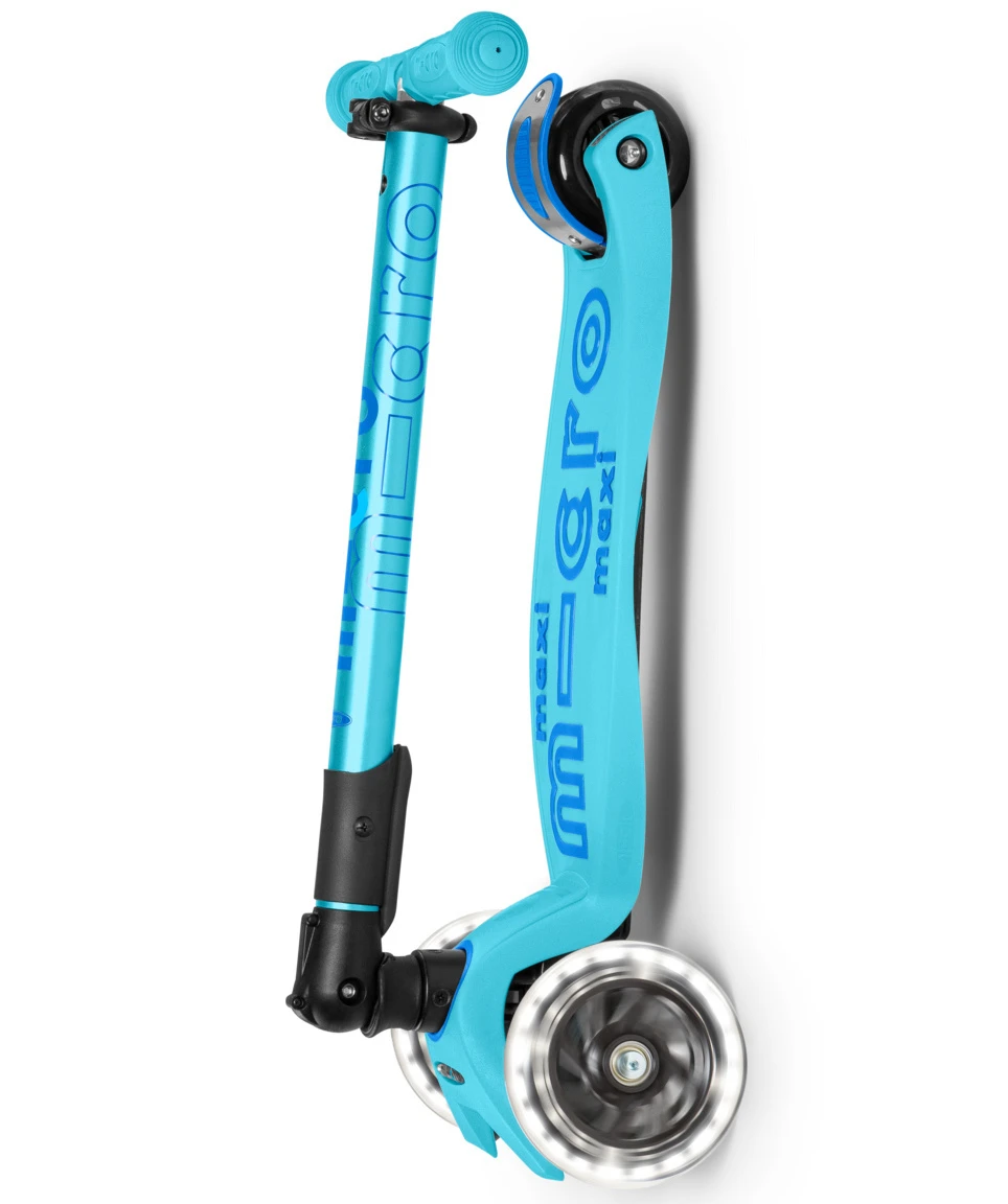 Micro Step Maxi Micro Step Deluxe Inklapbaar Blauw Led 3 Micro Step Maxi Micro Step Deluxe Inklapbaar Blauw Led