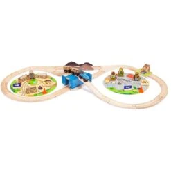 Bigjigs Houten Trein Construction Set 50-delig -Speelgoeds Korting Winkel image 954