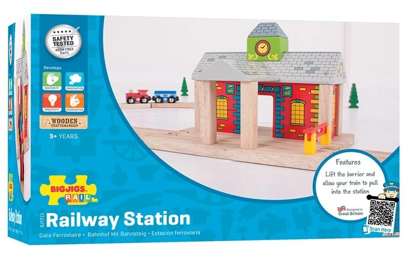 Bigjigs Treinstation Classic 8 Bigjigs Treinstation Classic - Afbeelding 6